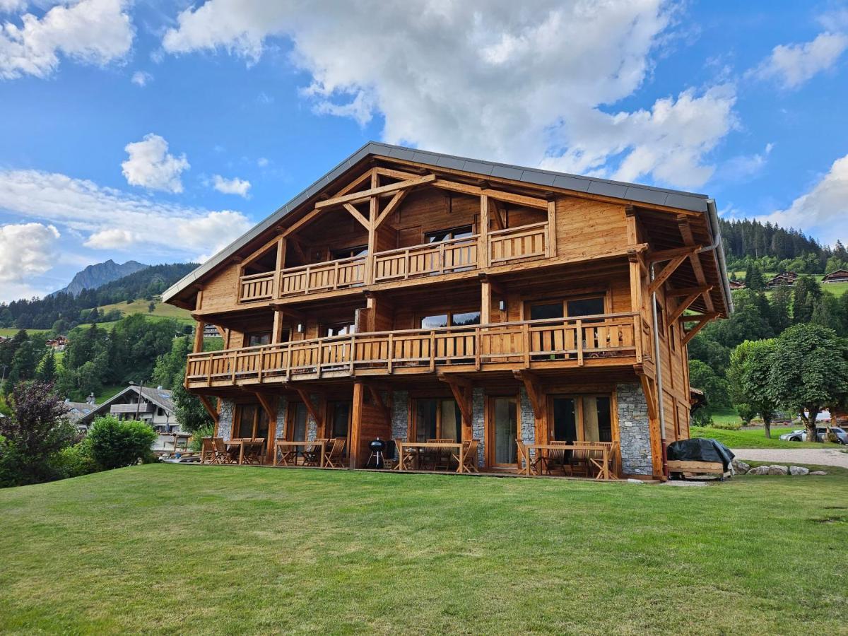 Abondance Demi-Chalet Vadel La Panthiaz 15 Pers 5 Chambres מראה חיצוני תמונה