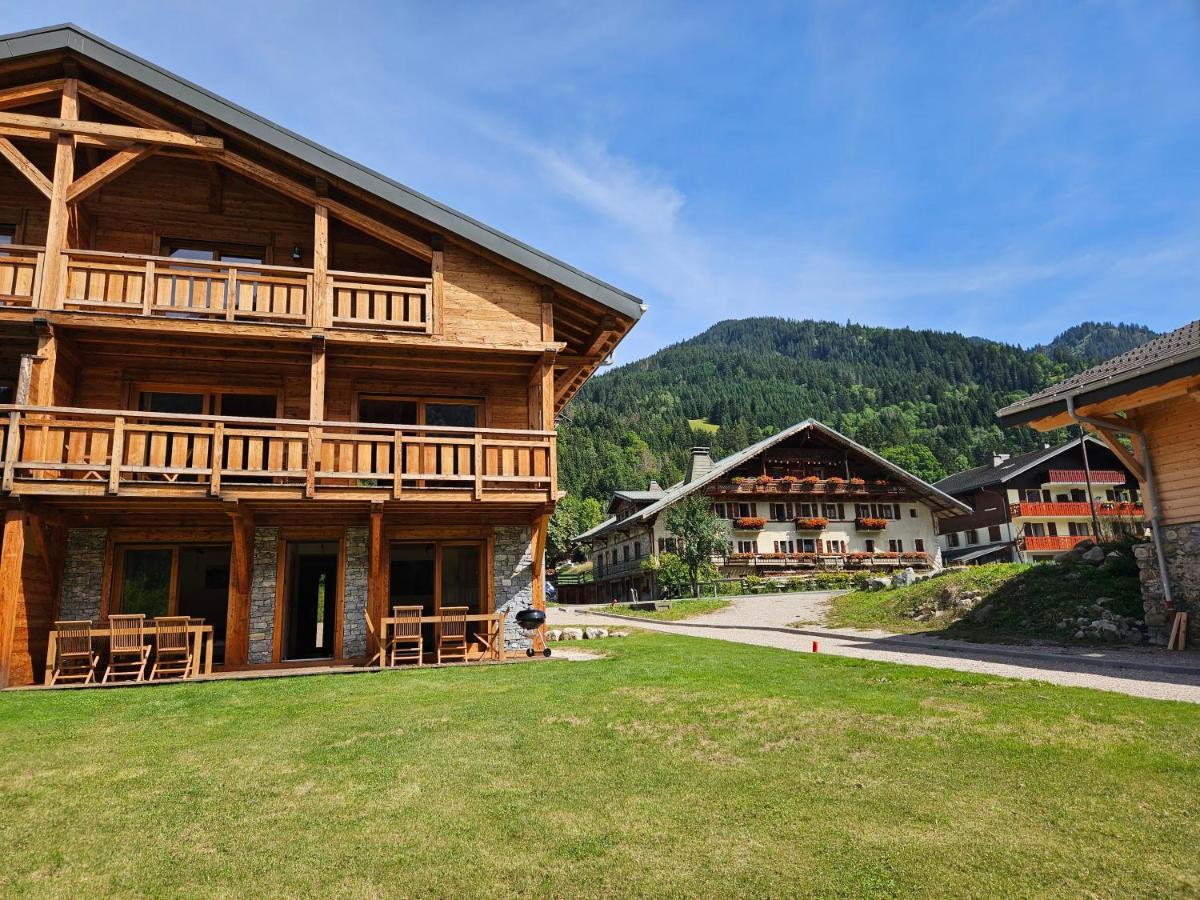 Abondance Demi-Chalet Vadel La Panthiaz 15 Pers 5 Chambres מראה חיצוני תמונה