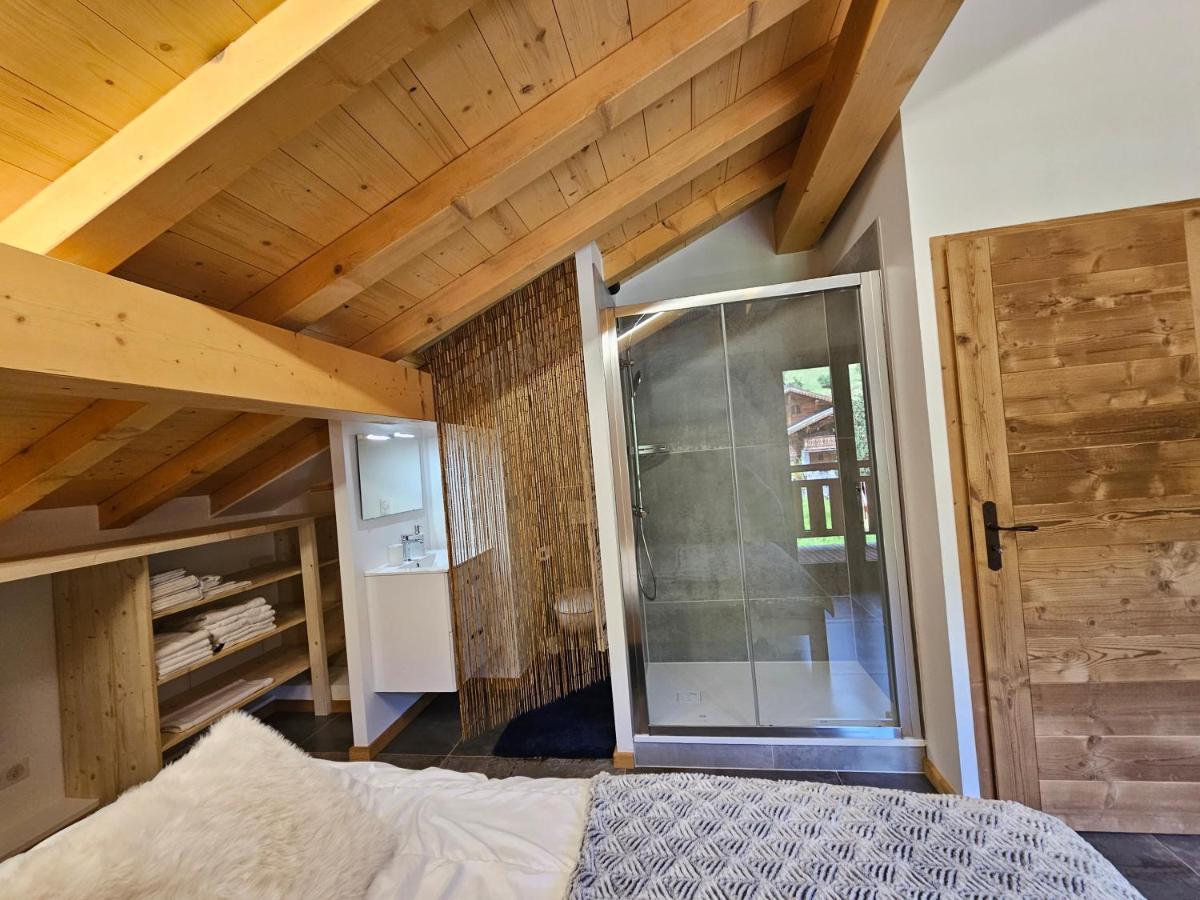 Abondance Demi-Chalet Vadel La Panthiaz 15 Pers 5 Chambres מראה חיצוני תמונה