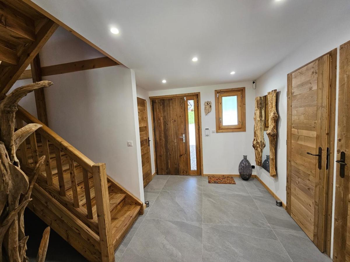 Abondance Demi-Chalet Vadel La Panthiaz 15 Pers 5 Chambres מראה חיצוני תמונה