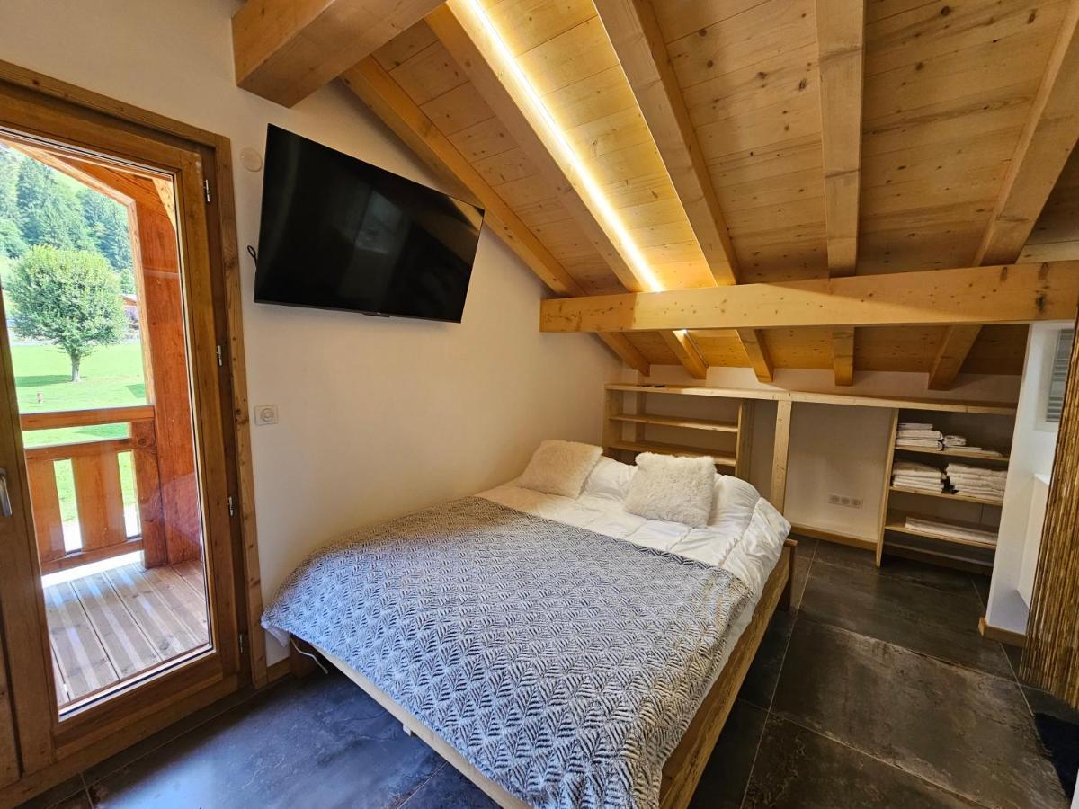 Abondance Demi-Chalet Vadel La Panthiaz 15 Pers 5 Chambres מראה חיצוני תמונה