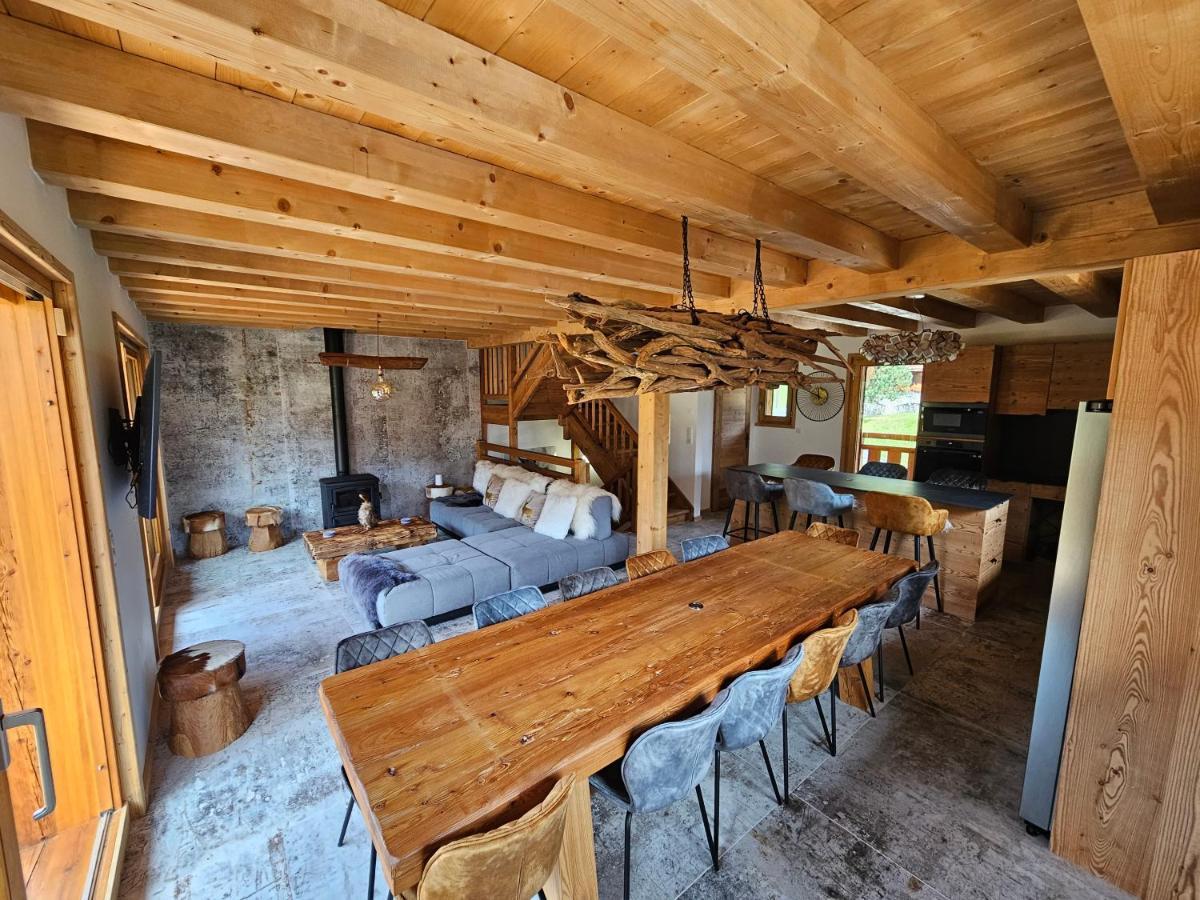 Abondance Demi-Chalet Vadel La Panthiaz 15 Pers 5 Chambres מראה חיצוני תמונה