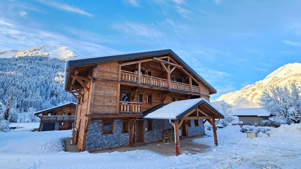 Abondance Demi-Chalet Vadel La Panthiaz 15 Pers 5 Chambres מראה חיצוני תמונה