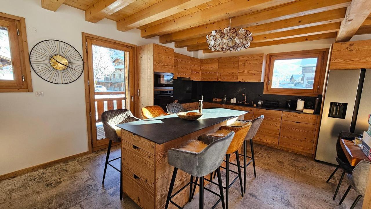Abondance Demi-Chalet Vadel La Panthiaz 15 Pers 5 Chambres מראה חיצוני תמונה