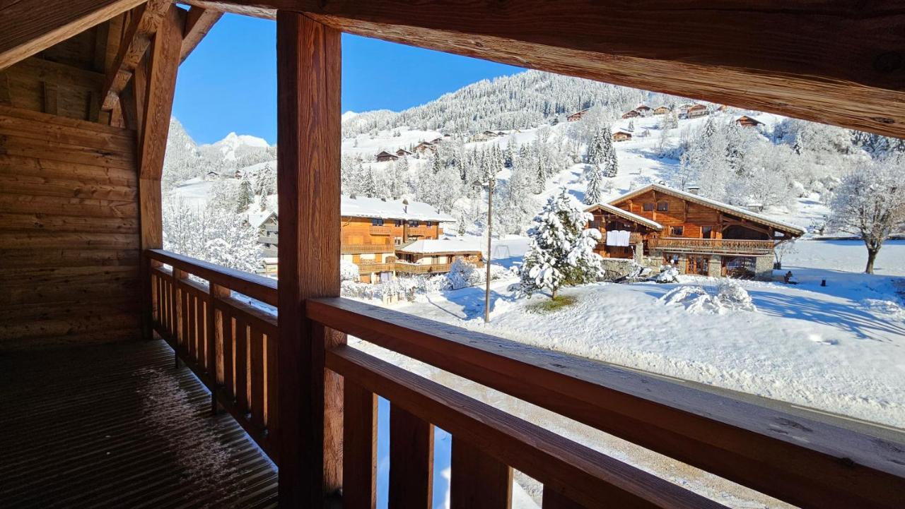 Abondance Demi-Chalet Vadel La Panthiaz 15 Pers 5 Chambres מראה חיצוני תמונה