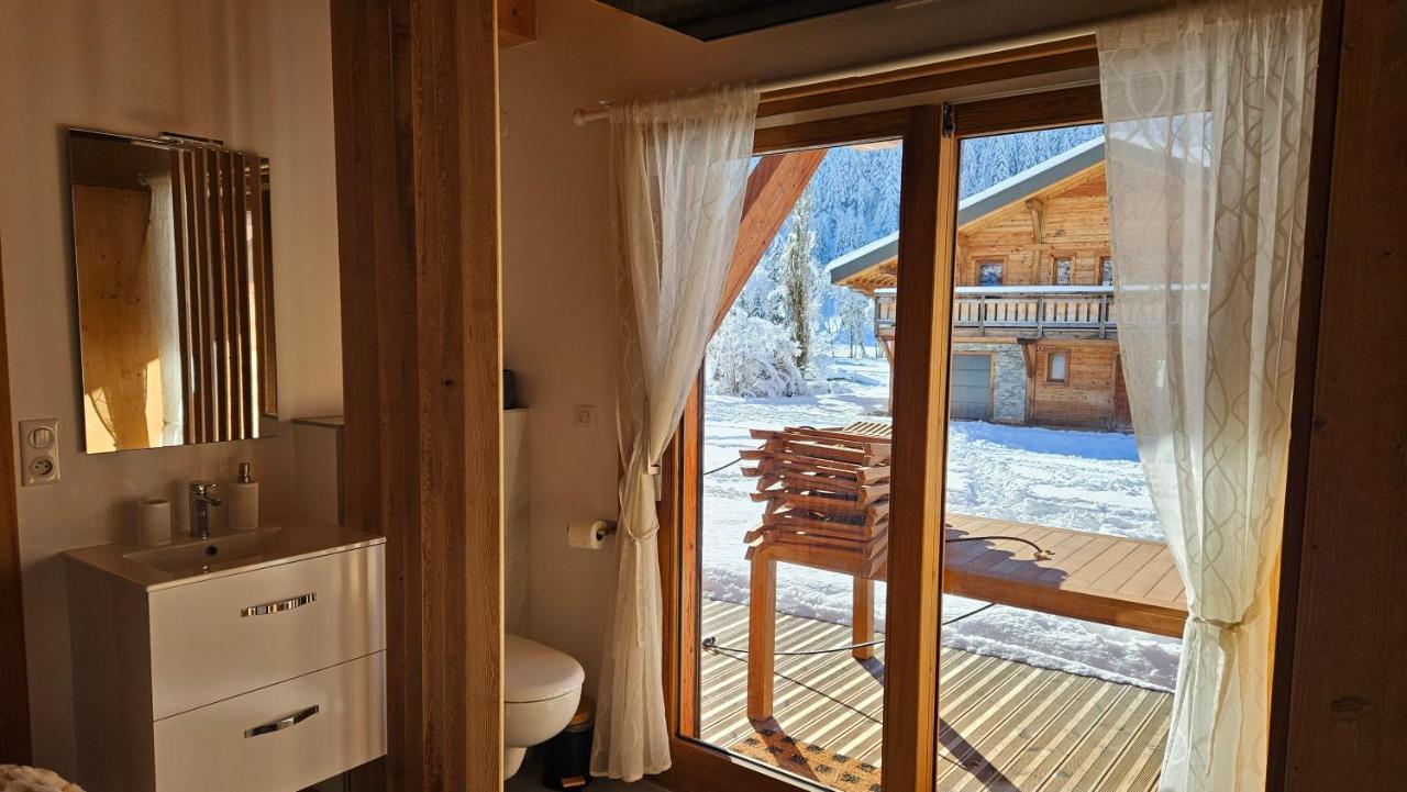 Abondance Demi-Chalet Vadel La Panthiaz 15 Pers 5 Chambres מראה חיצוני תמונה