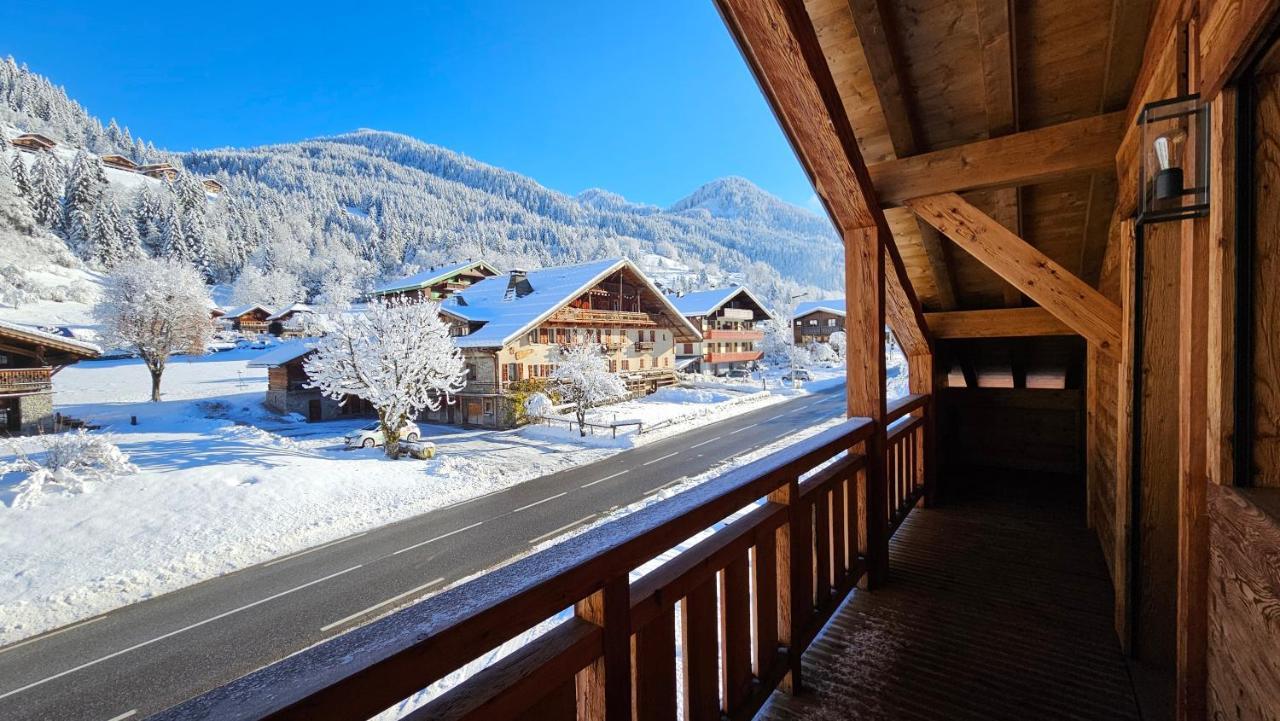Abondance Demi-Chalet Vadel La Panthiaz 15 Pers 5 Chambres מראה חיצוני תמונה