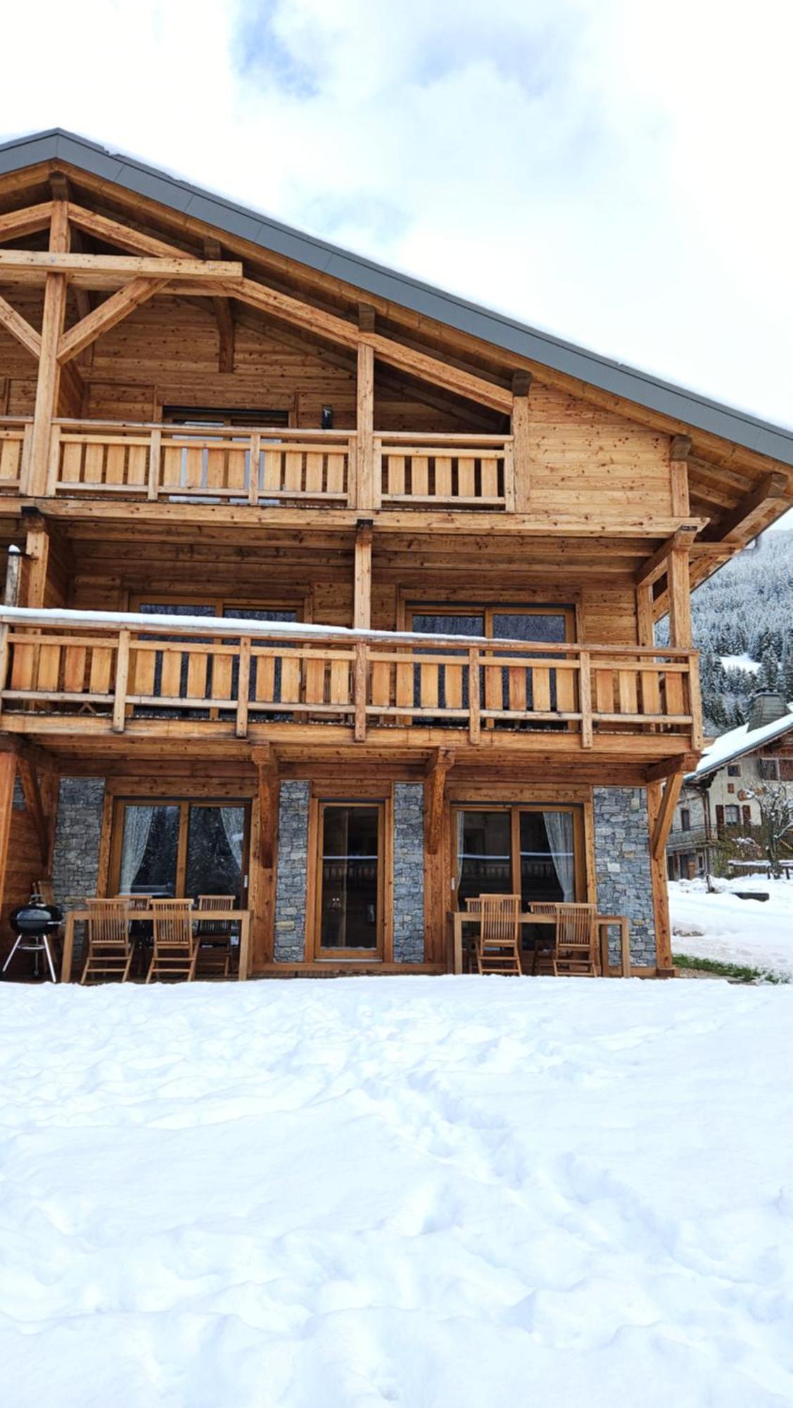 Abondance Demi-Chalet Vadel La Panthiaz 15 Pers 5 Chambres מראה חיצוני תמונה