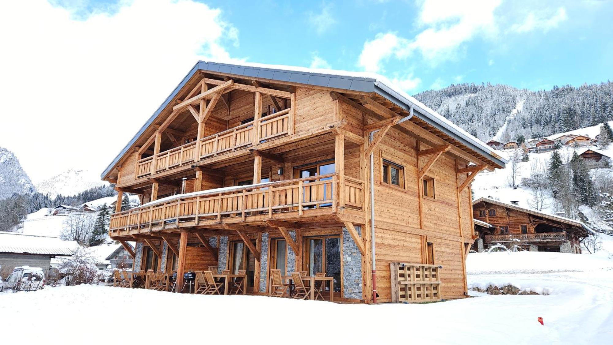 Abondance Demi-Chalet Vadel La Panthiaz 15 Pers 5 Chambres מראה חיצוני תמונה