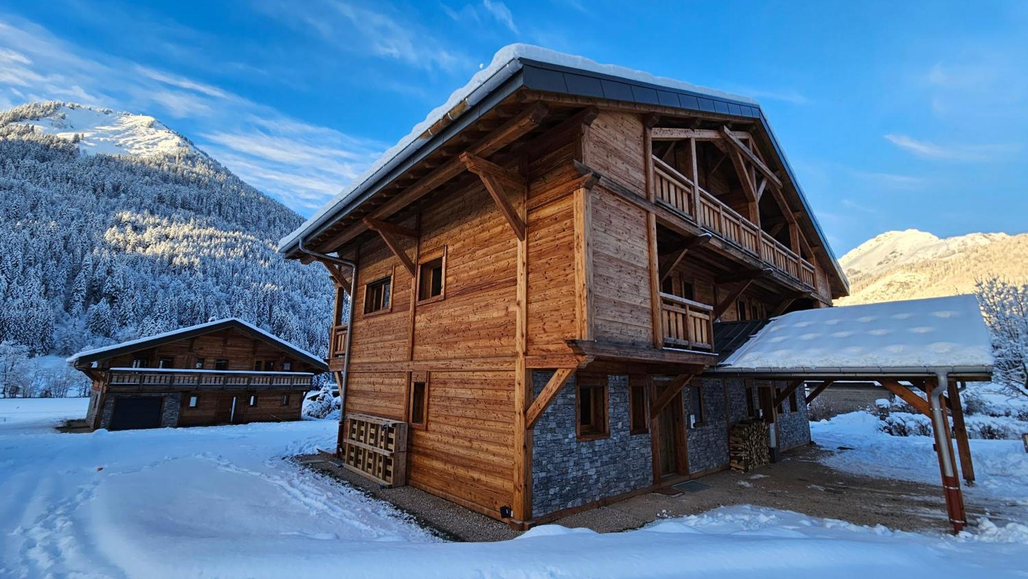 Abondance Demi-Chalet Vadel La Panthiaz 15 Pers 5 Chambres מראה חיצוני תמונה