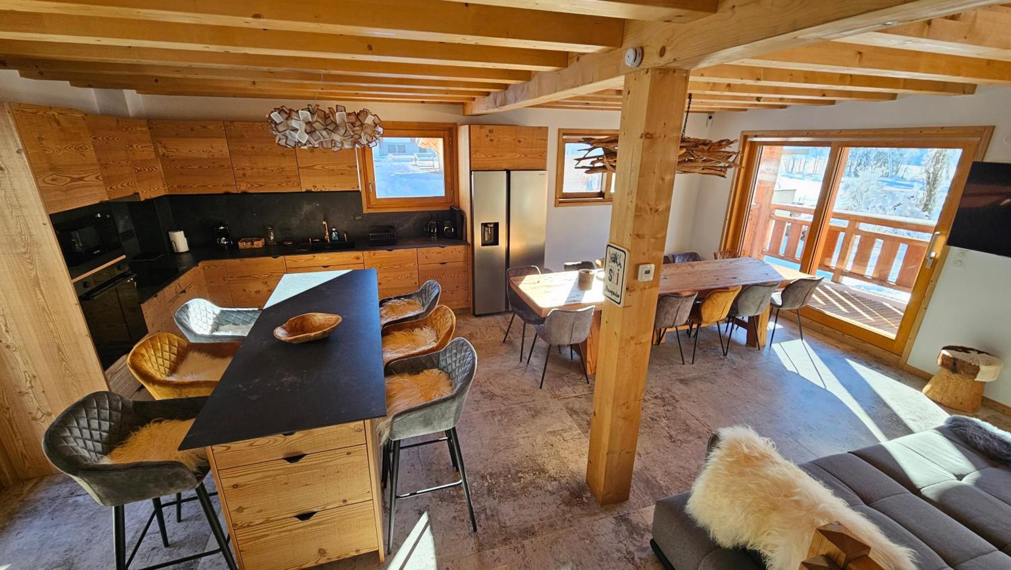 Abondance Demi-Chalet Vadel La Panthiaz 15 Pers 5 Chambres מראה חיצוני תמונה