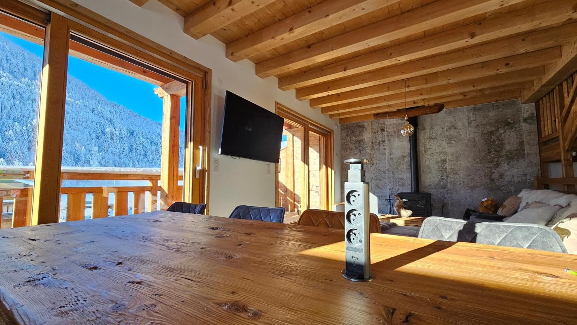 Abondance Demi-Chalet Vadel La Panthiaz 15 Pers 5 Chambres מראה חיצוני תמונה