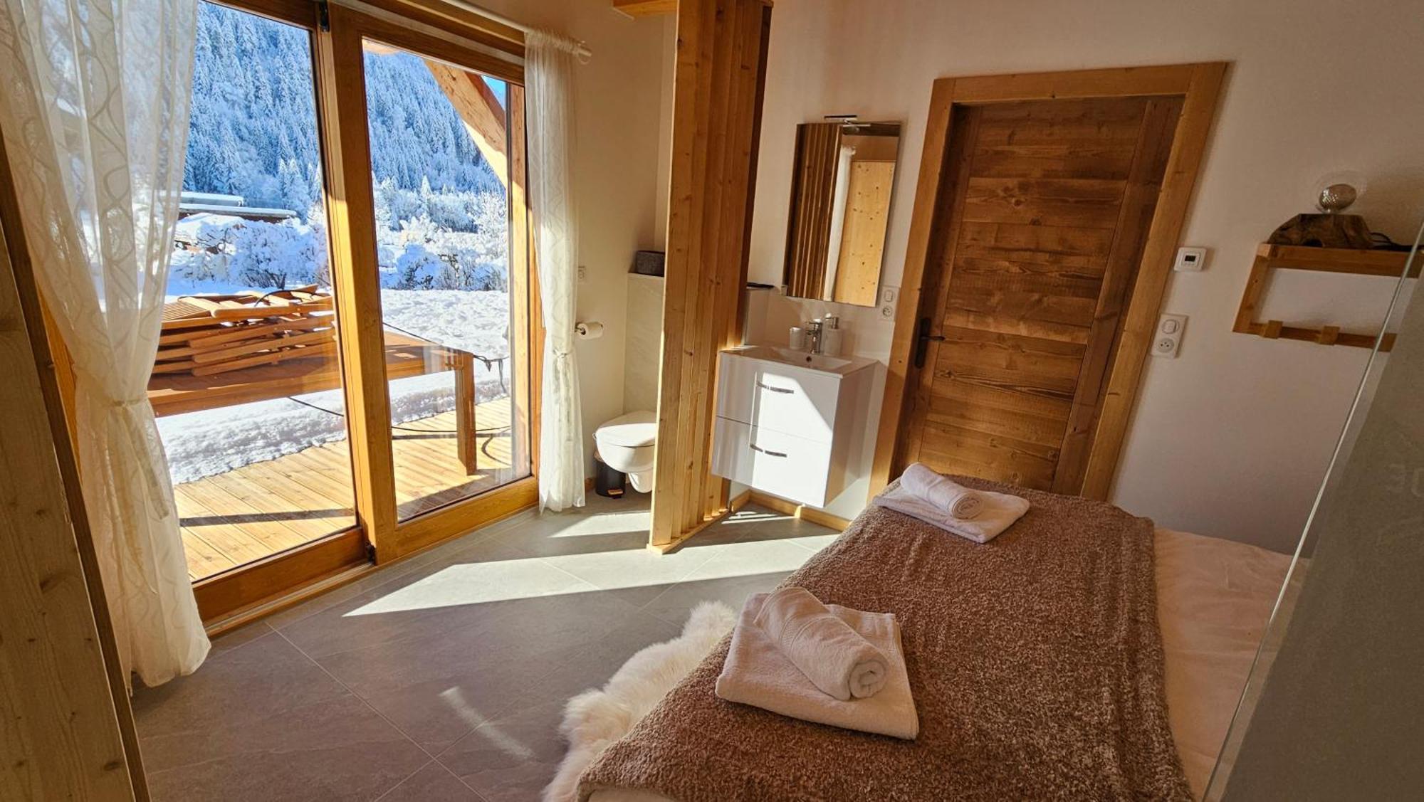 Abondance Demi-Chalet Vadel La Panthiaz 15 Pers 5 Chambres מראה חיצוני תמונה